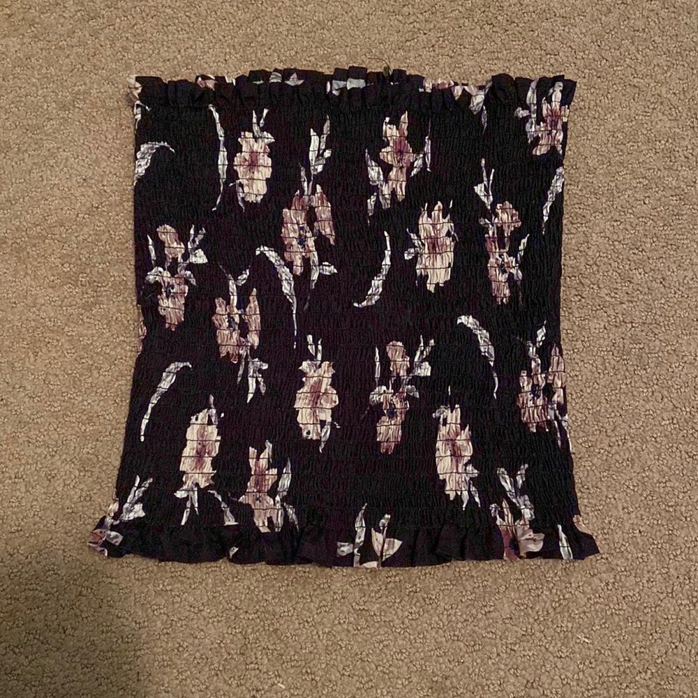 Cute Tube Top with flowers